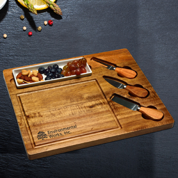 Acacia Celtic Cheese Board set 